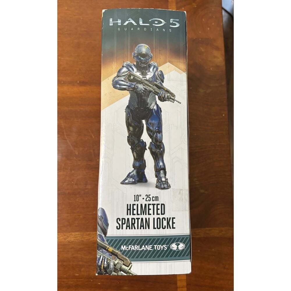 HALO 5 Deluxe Action Figure 10” Helmeted Spartan Locke (New & Sealed in box) - Picture 2 of 5